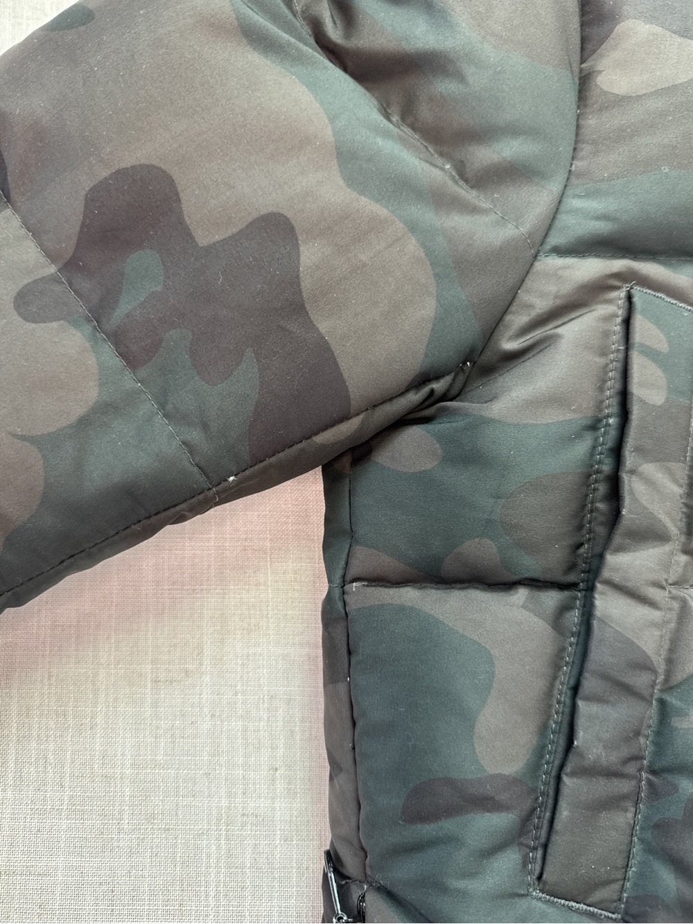 Kith x Nano Universe Nishikawa Down Hooded Puffer Jacket Woodland Camo Small - Picture 11 of 16